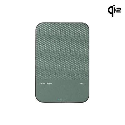 Native union (re)classic power bank 5000mah qi2 _ Slate green